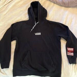 Men’s Size Large Vans “off the wall” Black Hoodie